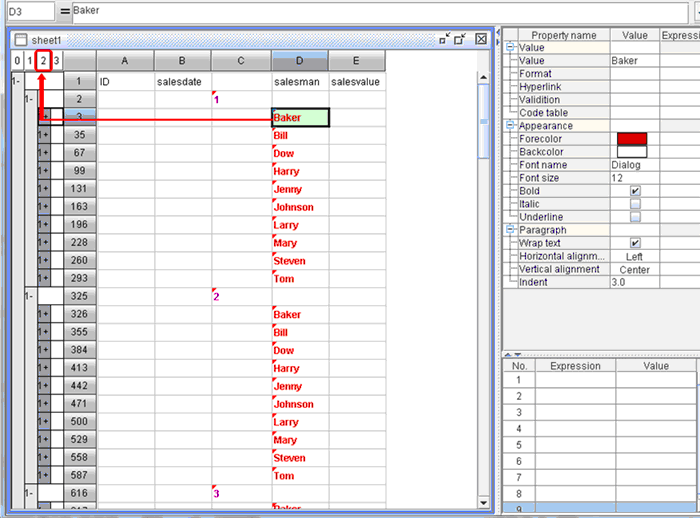 esCalc to find monthly top salesmen-10