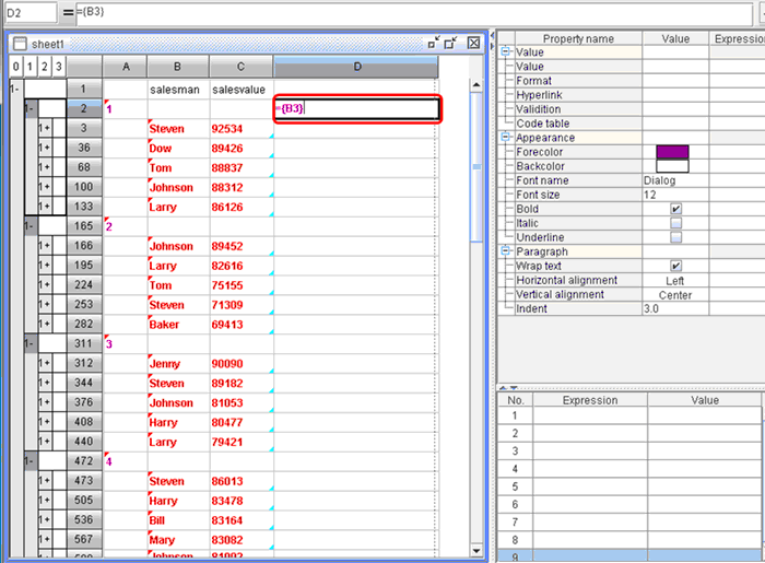 esCalc to find monthly top salesmen-22