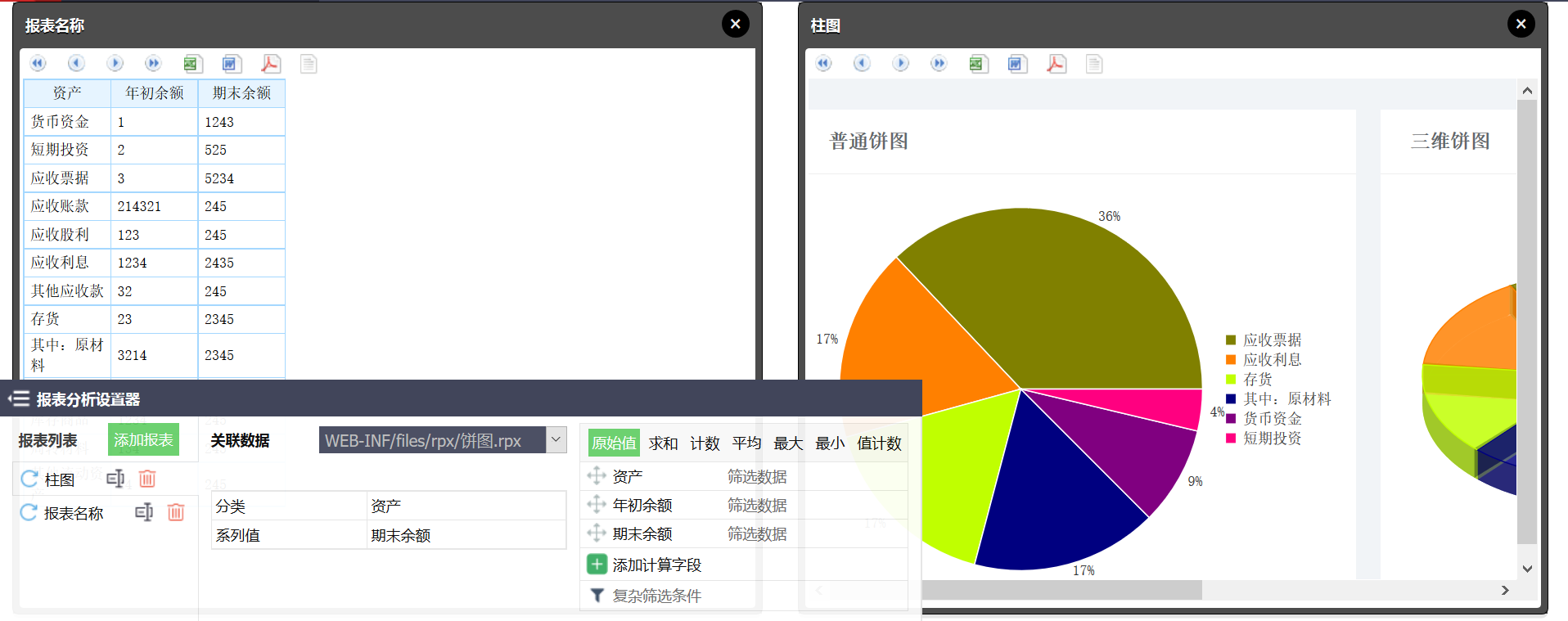 润乾报表-分析模块